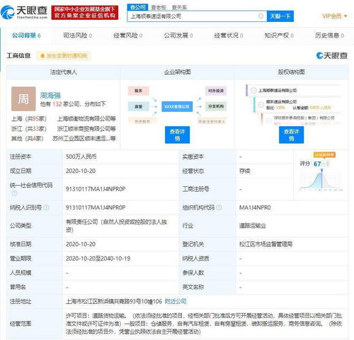 順豐關聯公司上海布局新業務，拓展租賃與咨詢服務